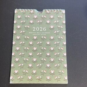 Punch studio 18 month mini hanging calendar from 08/25-07/26